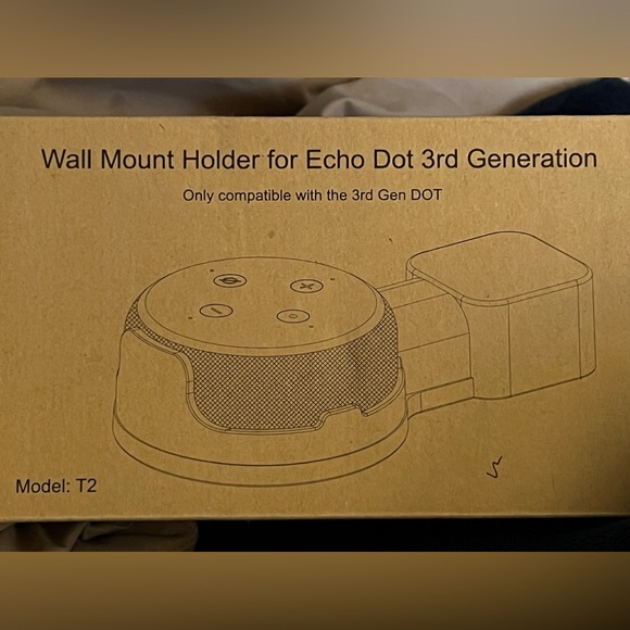 Wall Mount holder for Echo Dot 3rd Generation - Picture 1 of 4